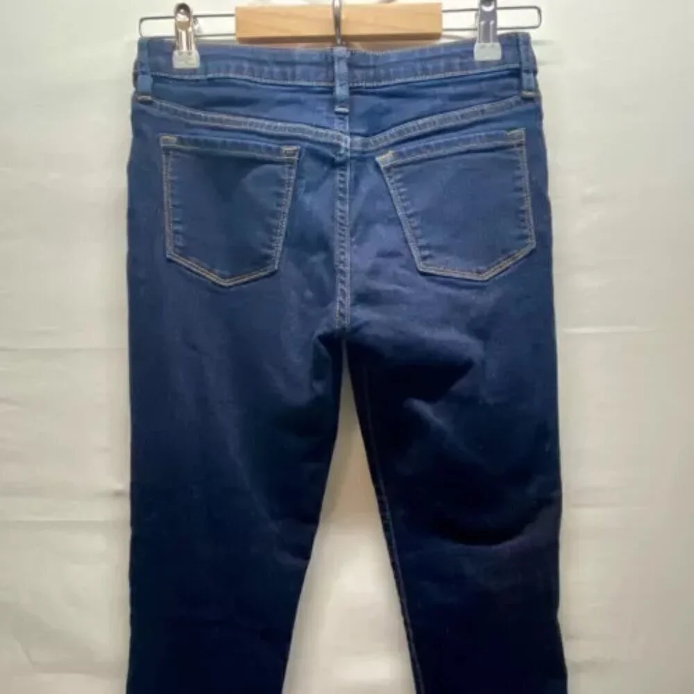 Gap Denim Jeans Girls Size 14 Regular Stretch Super Skinny Dark‎ Wash EUC